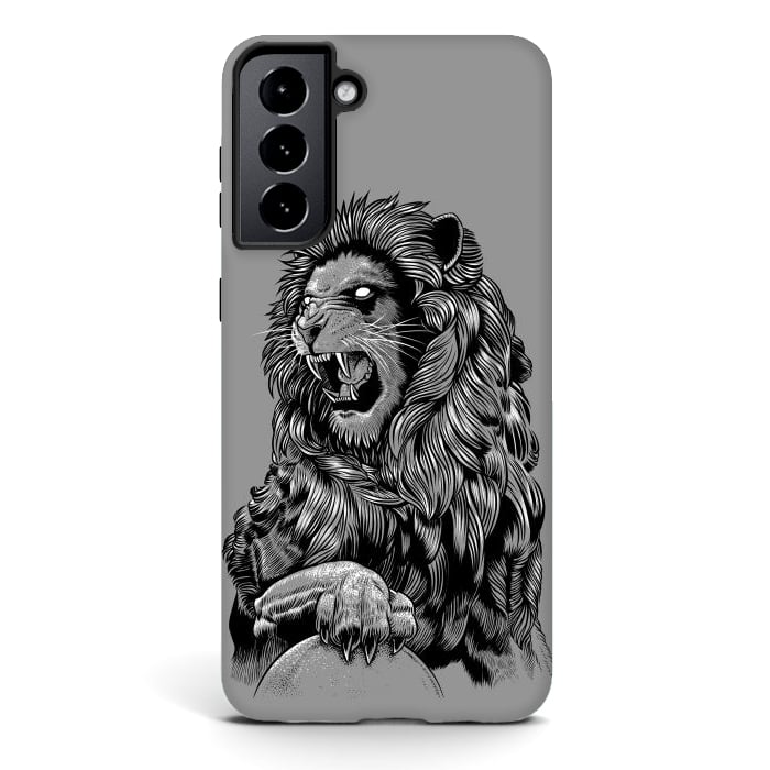 Galaxy S21 plus StrongFit Statue lion by Alberto