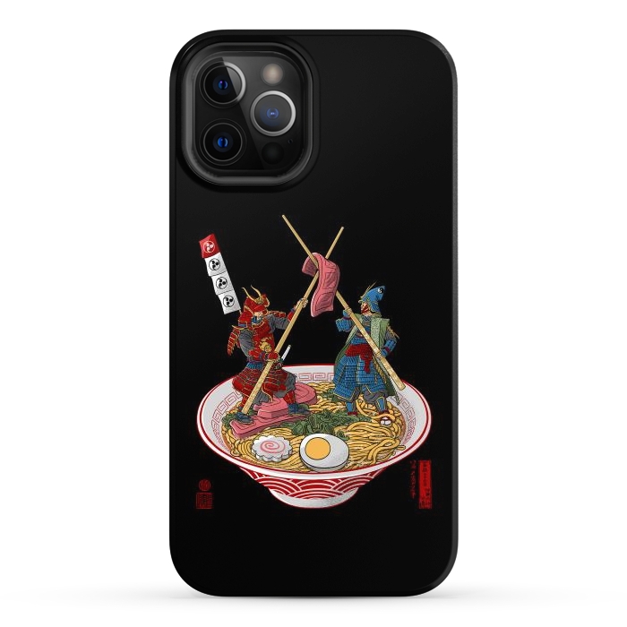 iPhone 12 Pro Max StrongFit Ramen samurais by Alberto