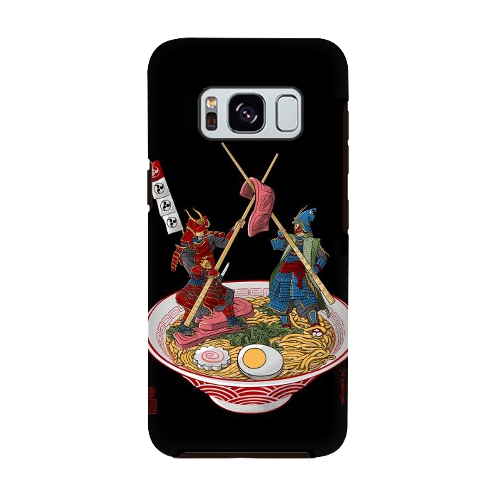 Galaxy S8 StrongFit Ramen samurais by Alberto