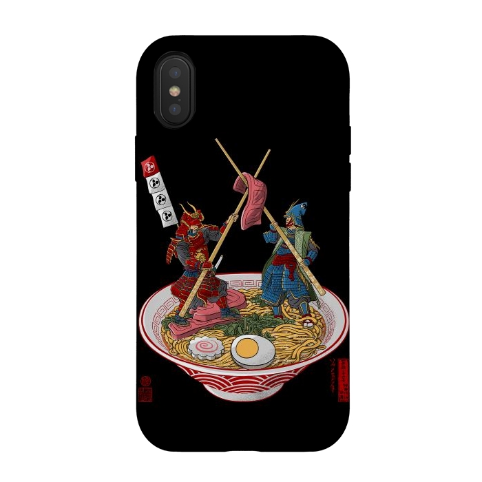 iPhone Xs / X StrongFit Ramen samurais by Alberto