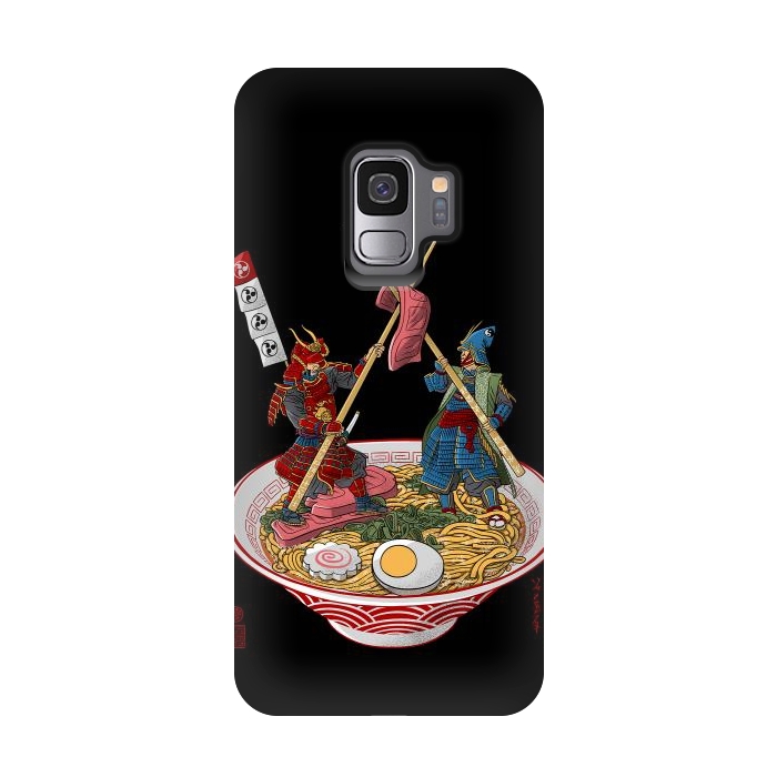 Galaxy S9 StrongFit Ramen samurais by Alberto