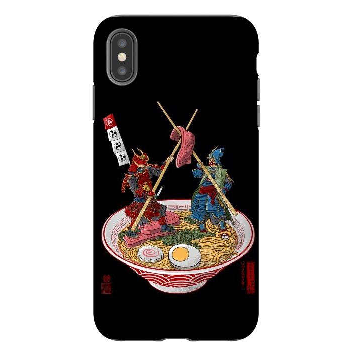 iPhone Xs Max StrongFit Ramen samurais by Alberto