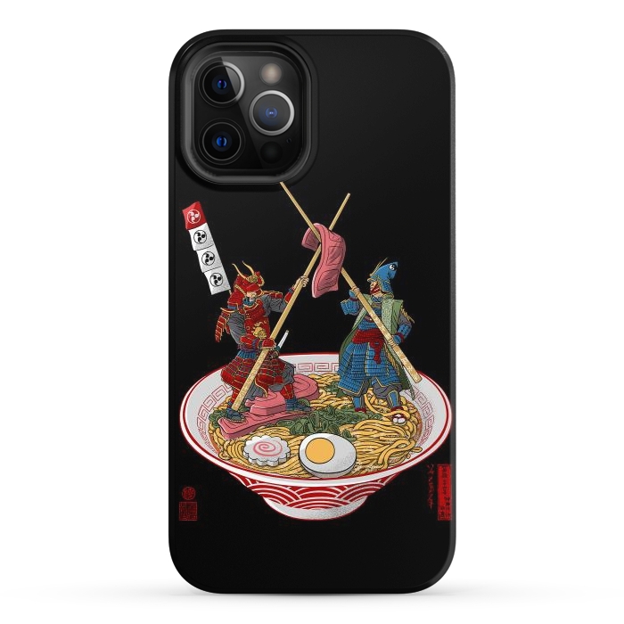 iPhone 12 Pro StrongFit Ramen samurais by Alberto