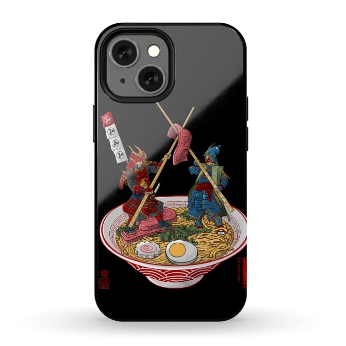 iPhone 13 mini StrongFit Ramen samurais by Alberto