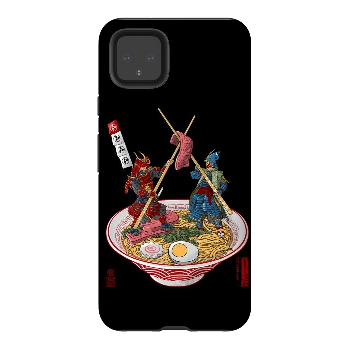 Pixel 4XL StrongFit Ramen samurais by Alberto