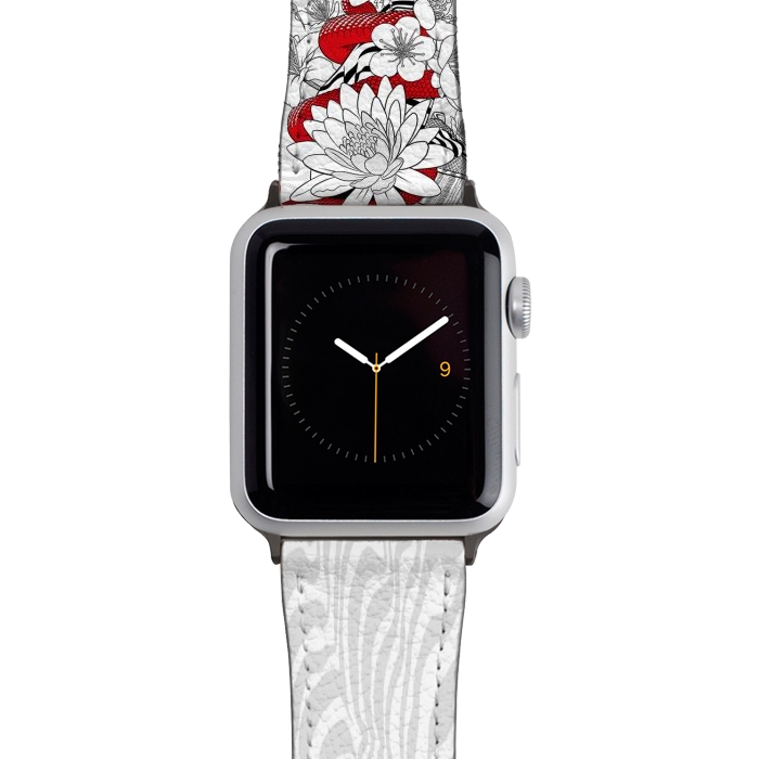 Watch 38mm / 40mm Strap PU leather Snake and Geisha by Alberto