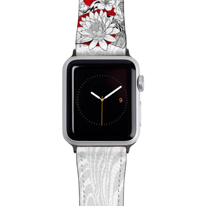 Watch 42mm / 44mm Strap PU leather Snake and Geisha by Alberto