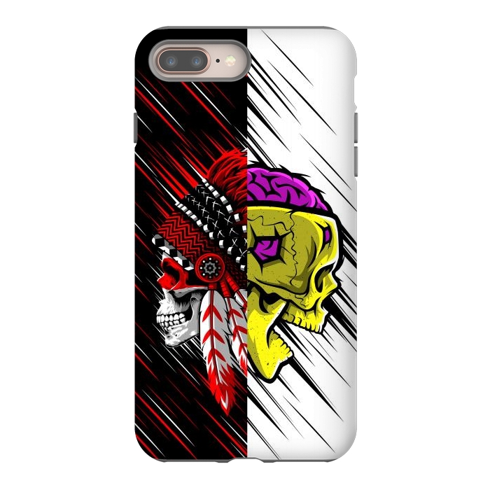 iPhone 7 plus StrongFit Skulls indian brain by Alberto