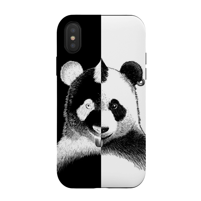 iPhone Xs / X StrongFit Panda negative by Alberto