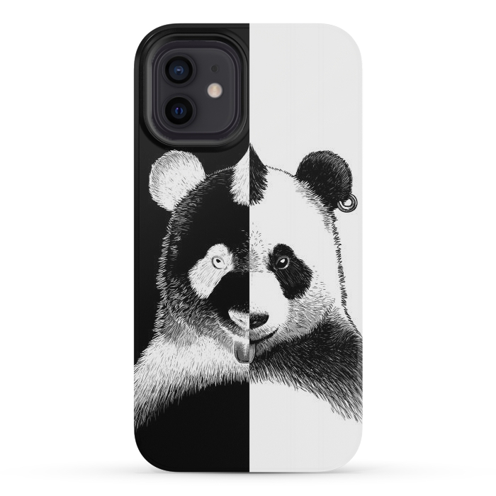 iPhone 12 mini StrongFit Panda negative by Alberto