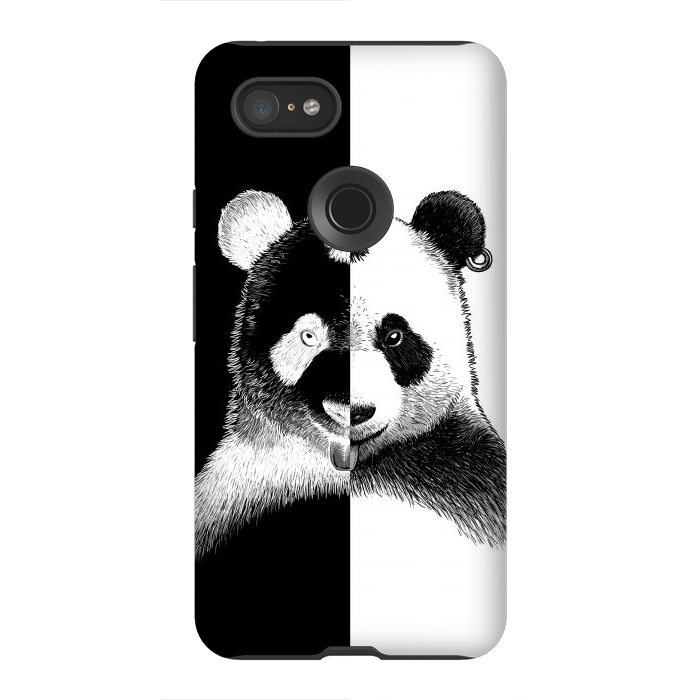Pixel 3XL StrongFit Panda negative by Alberto