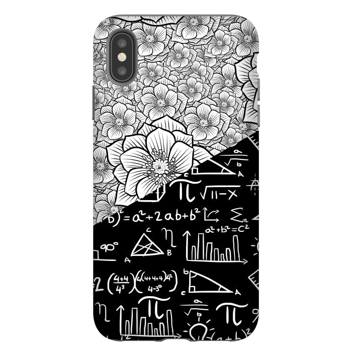 iPhone Xs Max StrongFit Flower and Maths by Alberto