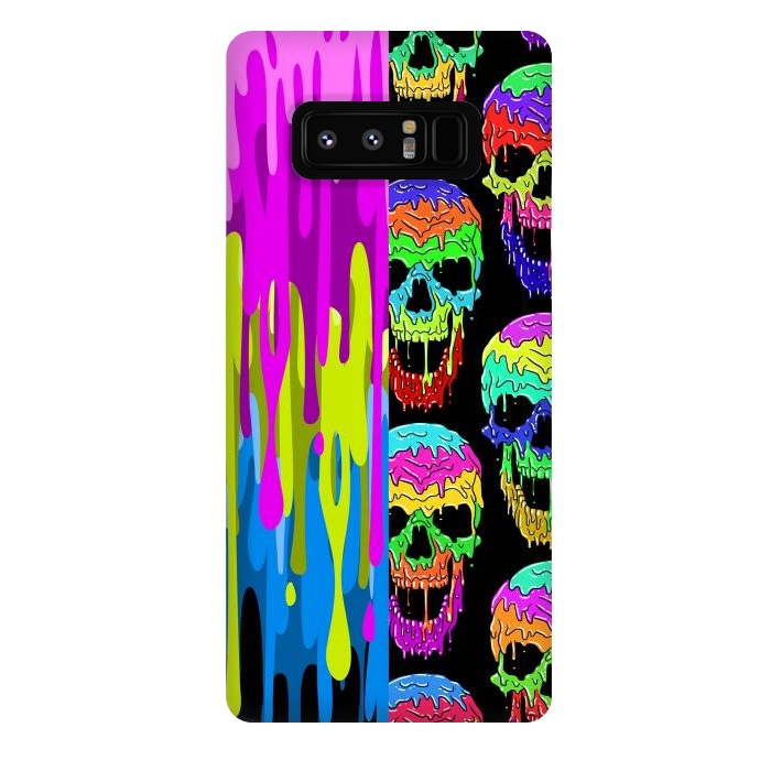 Galaxy Note 8 StrongFit Skulls and liquid by Alberto