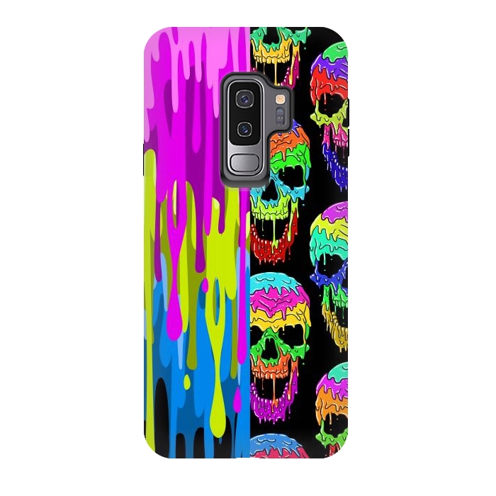 Galaxy S9 plus StrongFit Skulls and liquid by Alberto