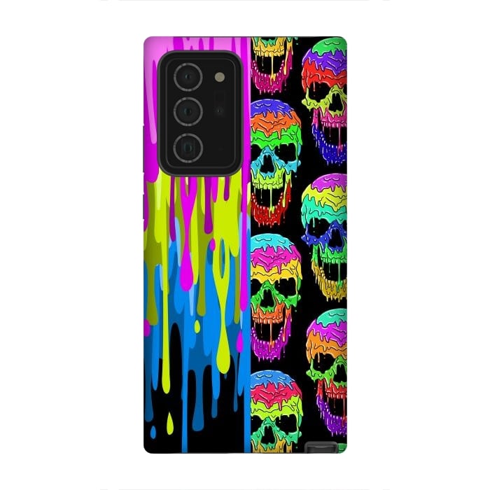 Galaxy Note 20 Ultra StrongFit Skulls and liquid by Alberto