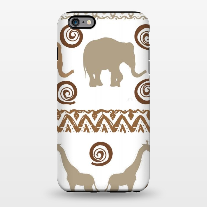iPhone 6/6s plus StrongFit giraffe and elephant by haroulita