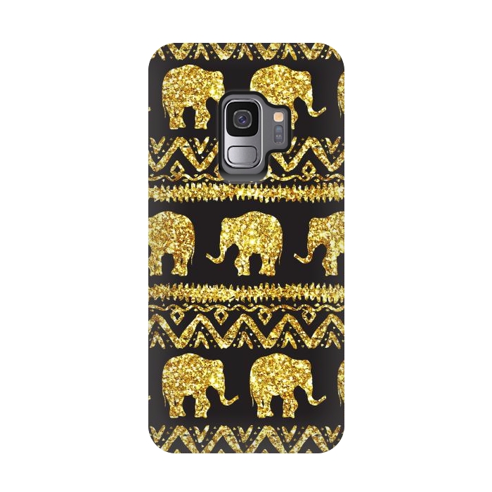 Galaxy S9 StrongFit glitter elephant by haroulita