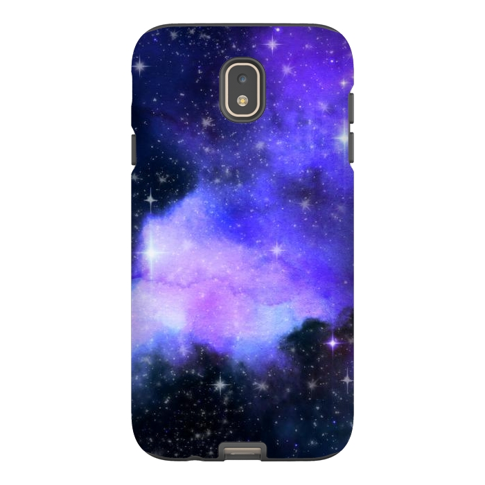 Galaxy J7 StrongFit purple galaxy by haroulita