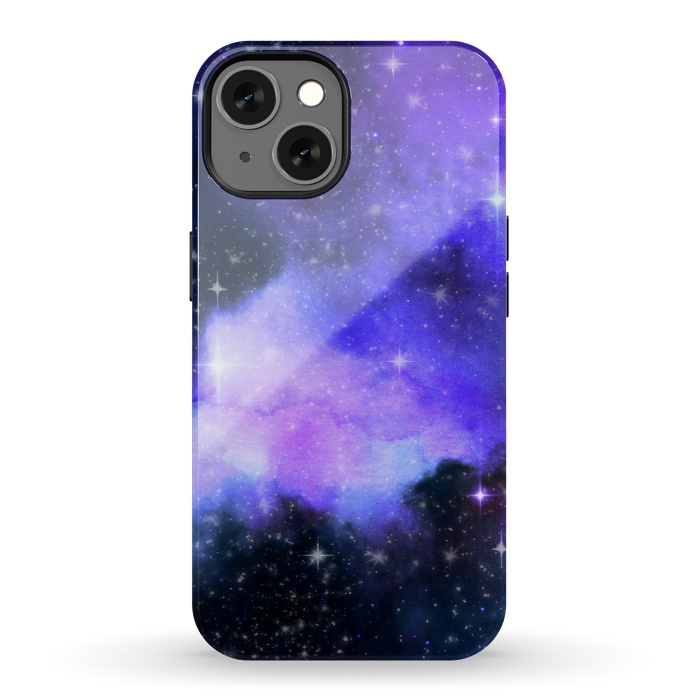iPhone 13 StrongFit purple galaxy by haroulita