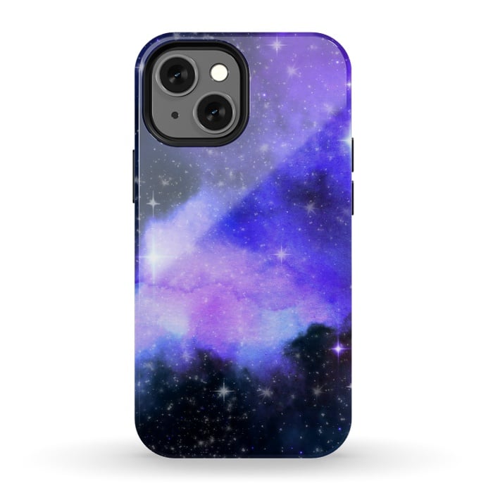 iPhone 13 mini StrongFit purple galaxy por haroulita