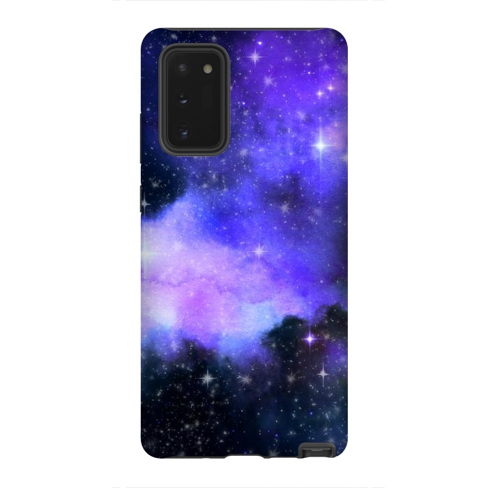 Galaxy Note 20 StrongFit purple galaxy by haroulita