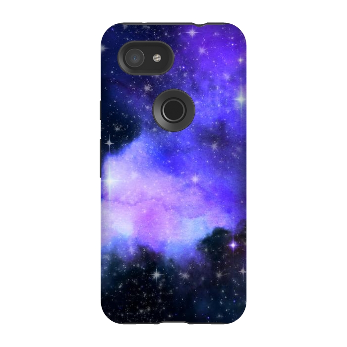 Pixel 3A StrongFit purple galaxy by haroulita