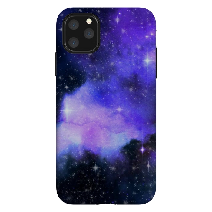 iPhone 11 Pro Max StrongFit purple galaxy by haroulita