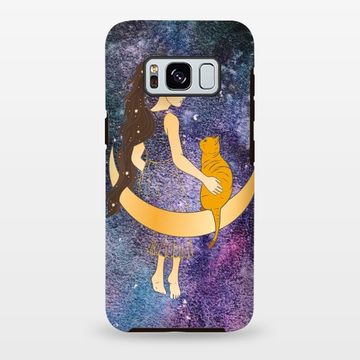 Galaxy S8 plus StrongFit Space cat  by haroulita
