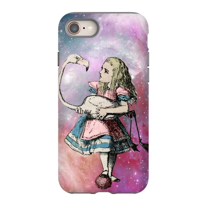iPhone 8 StrongFit Alice in space by haroulita