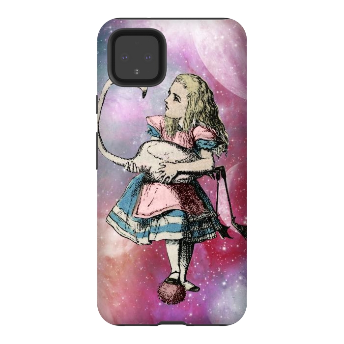 Pixel 4XL StrongFit Alice in space by haroulita