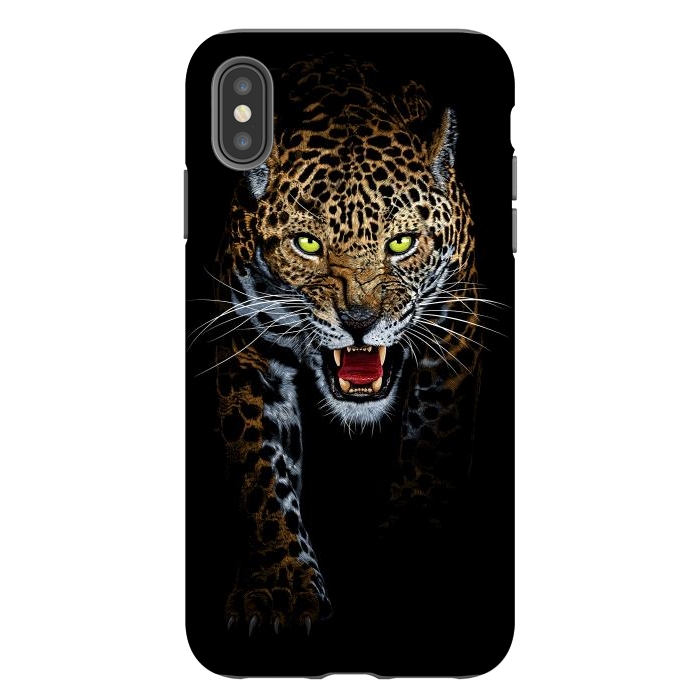 iPhone Xs Max StrongFit Leopard in the shadows by Alberto