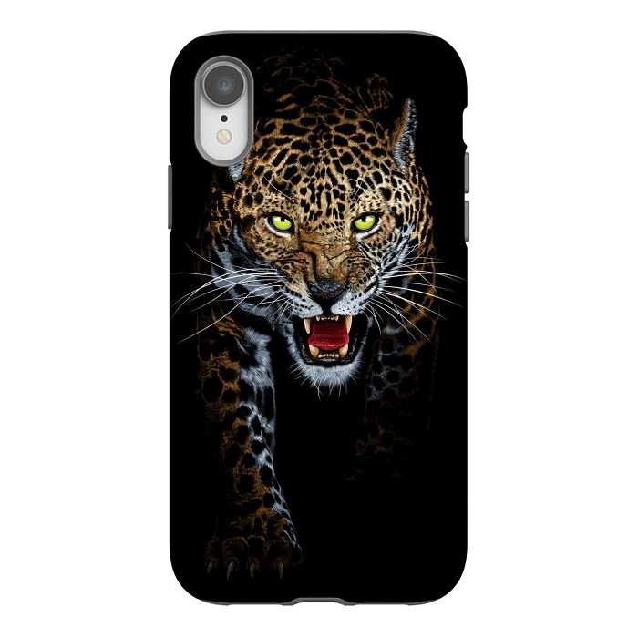 iPhone Xr StrongFit Leopard in the shadows by Alberto