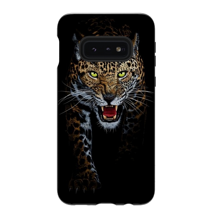 Galaxy S10e StrongFit Leopard in the shadows by Alberto