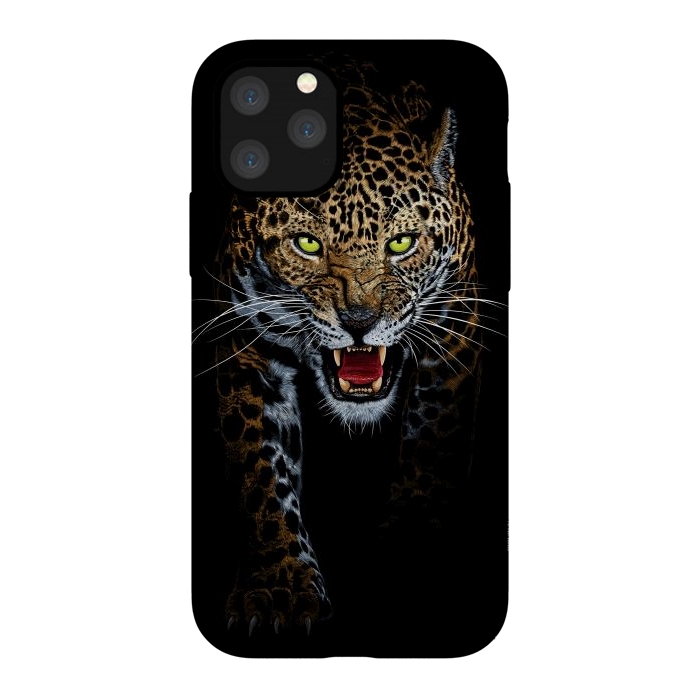 iPhone 11 Pro StrongFit Leopard in the shadows by Alberto