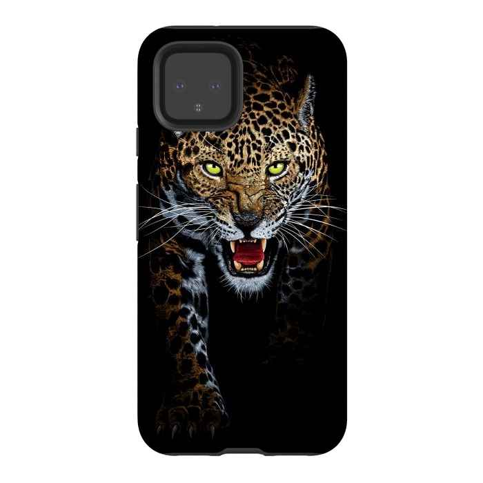 Pixel 4 StrongFit Leopard in the shadows by Alberto