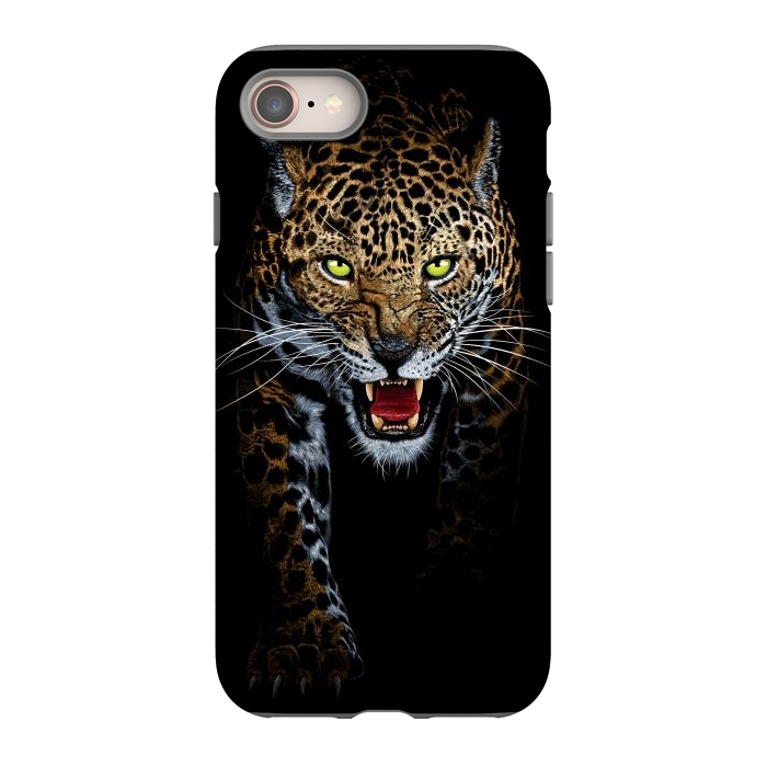 iPhone SE StrongFit Leopard in the shadows by Alberto