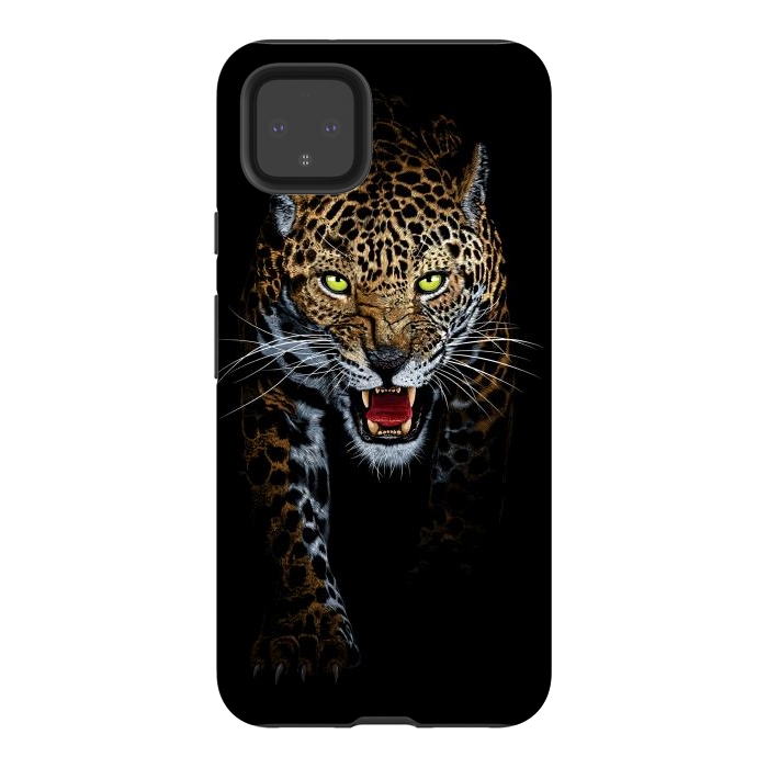 Pixel 4XL StrongFit Leopard in the shadows by Alberto