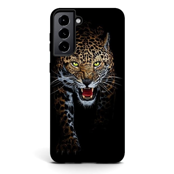 Galaxy S21 StrongFit Leopard in the shadows by Alberto