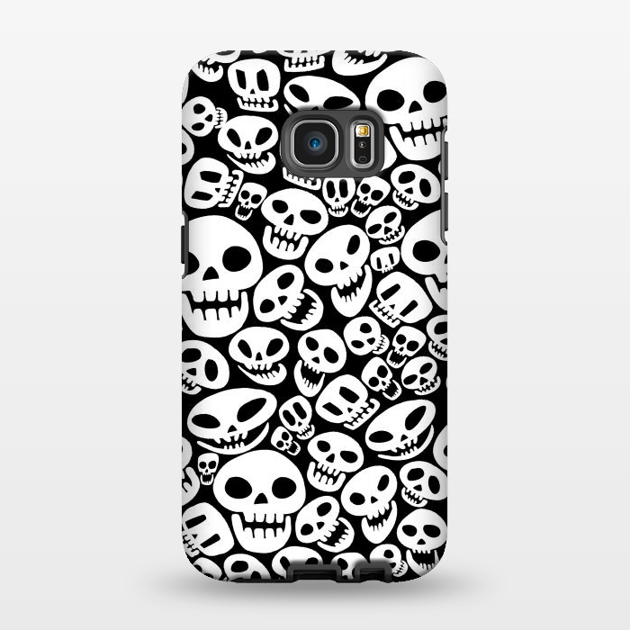 Galaxy S7 EDGE StrongFit Cute skulls by Alberto