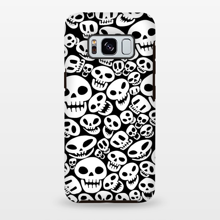 Galaxy S8 plus StrongFit Cute skulls by Alberto