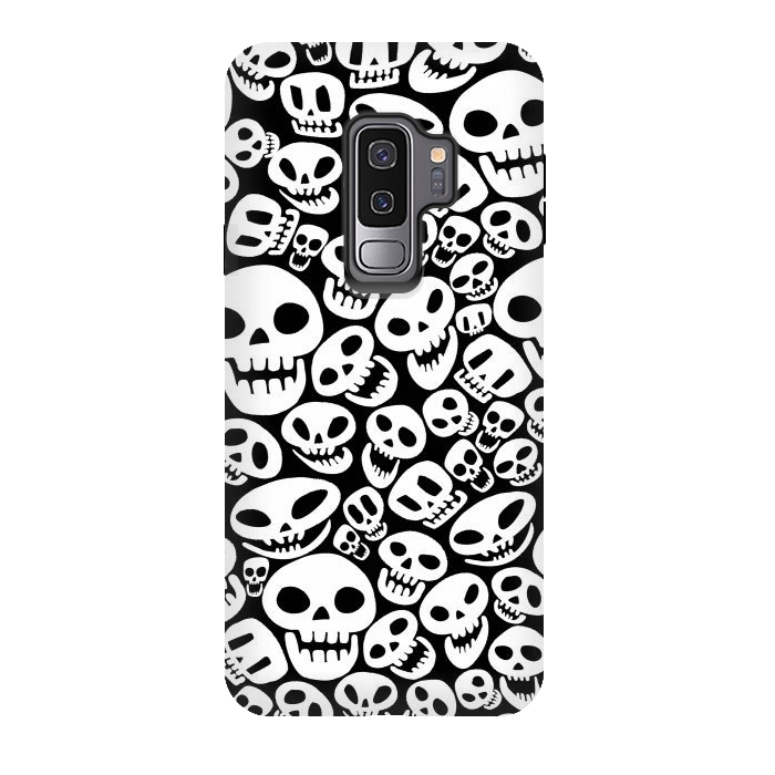 Galaxy S9 plus StrongFit Cute skulls by Alberto
