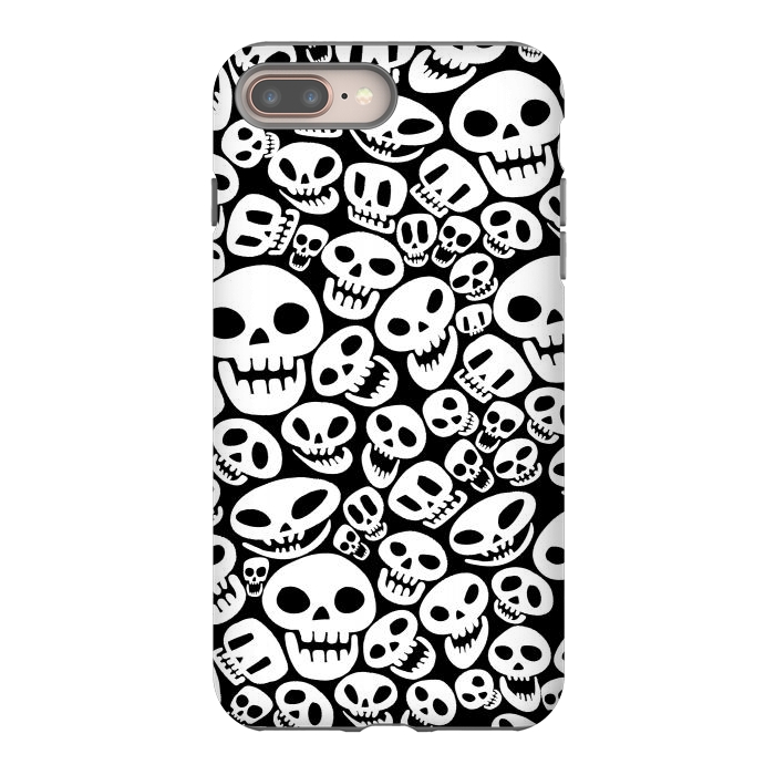 iPhone 8 plus StrongFit Cute skulls by Alberto
