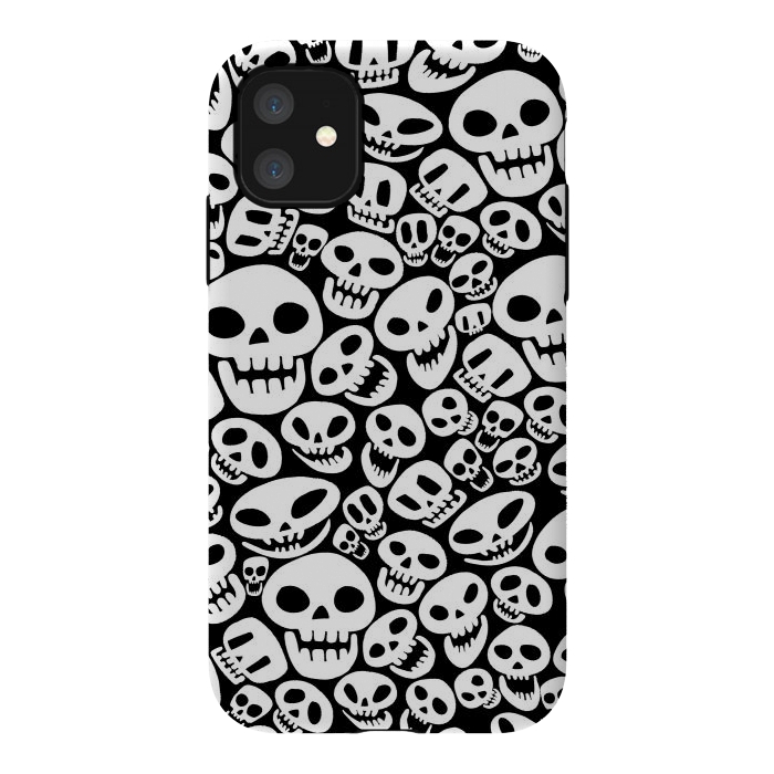 iPhone 11 StrongFit Cute skulls by Alberto