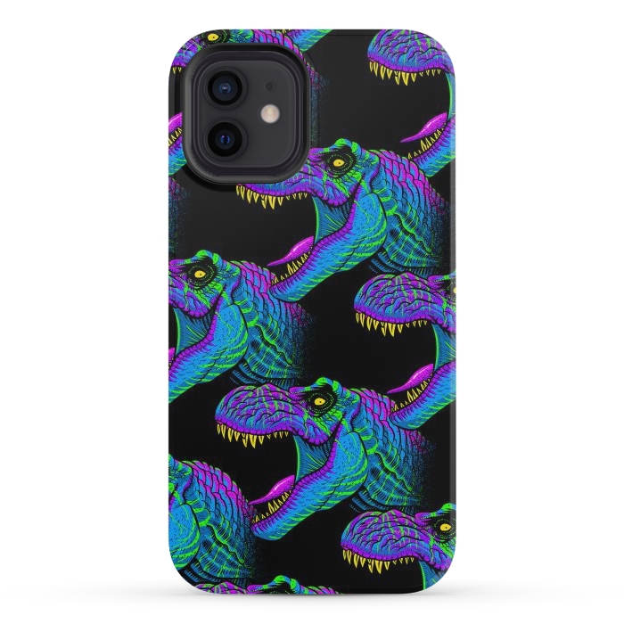 iPhone 12 mini StrongFit psychedelic rex by Alberto