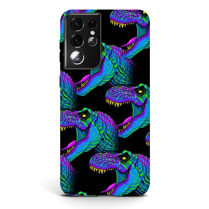 Galaxy S21 ultra StrongFit psychedelic rex by Alberto