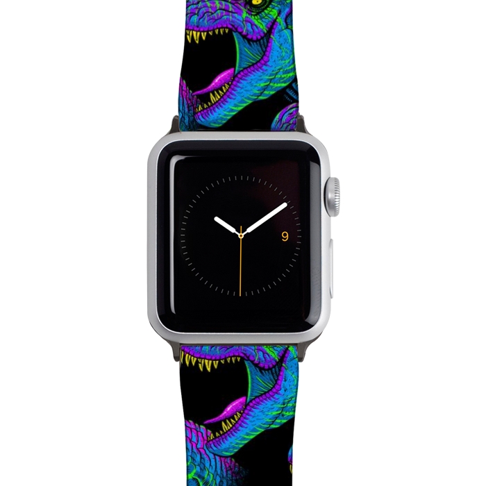 Watch 42mm / 44mm Strap PU leather psychedelic rex by Alberto