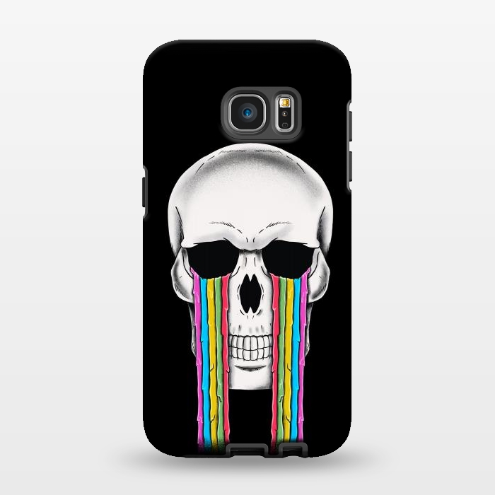 Galaxy S7 EDGE StrongFit Skull Crying by Coffee Man