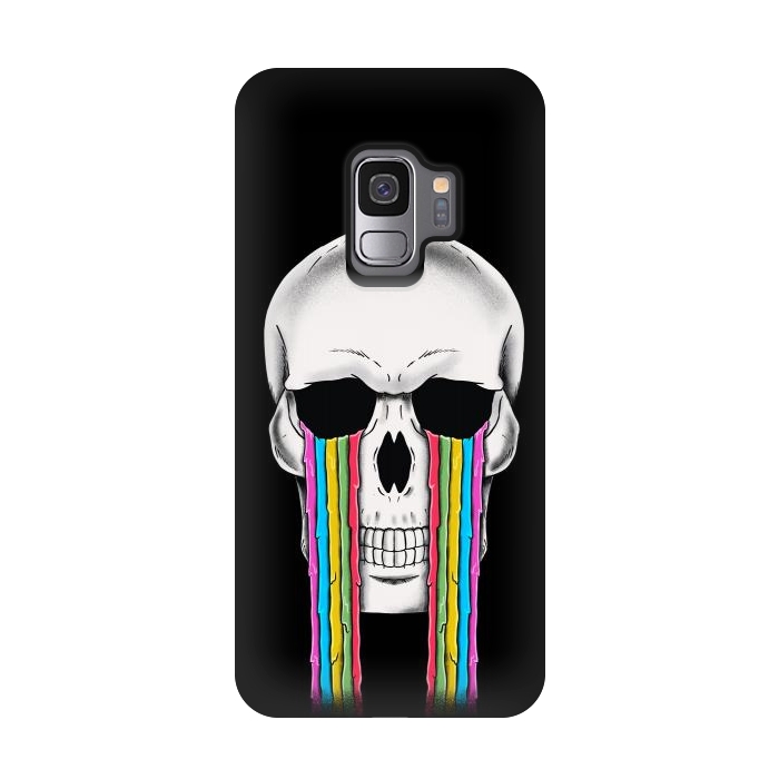 Galaxy S9 StrongFit Skull Crying by Coffee Man