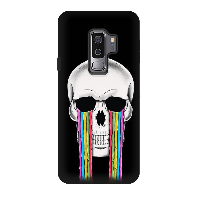 Galaxy S9 plus StrongFit Skull Crying by Coffee Man