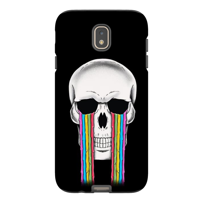 Galaxy J7 StrongFit Skull Crying by Coffee Man